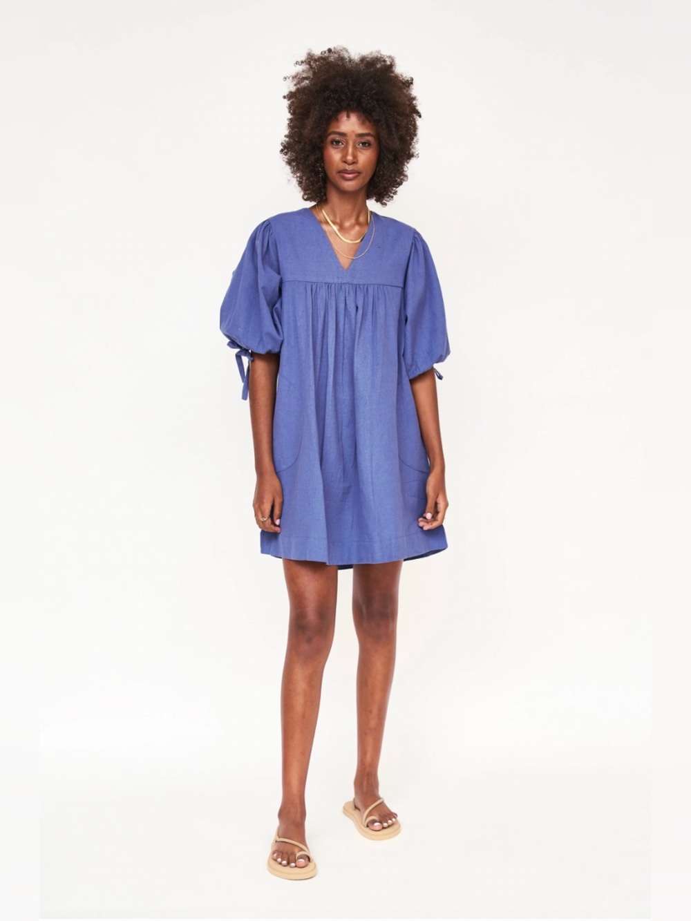 Mirth Belem Dress in Cobalt Blue, Size XL